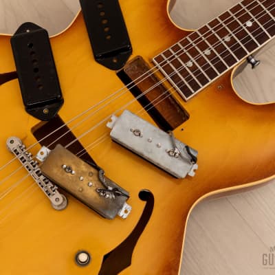 1961 Epiphone Casino E-230TD Vintage Electric Guitar Royal Tan, First-Year w/ Case image 18