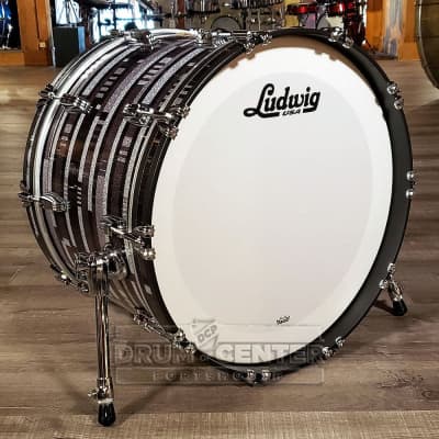 Ludwig Classic Maple Digital Black Sparkle 22x14 Bass Drum image 1