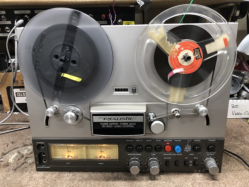 Realistic TR-3000 (Teac X-3) 7 Reel to Reel Tape Deck. SERVICED! 1979