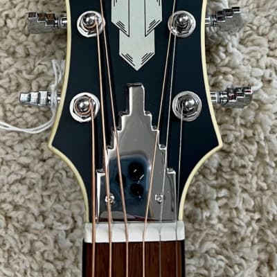 D'Angelico Premier Lexington CS Acoustic Electric Guitar, Matte Black Top image 5