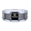 Ludwig LW5514C Black Magic 5.5"x 14" Brass Snare Drum, Chrome Hoops and Tube Lugs