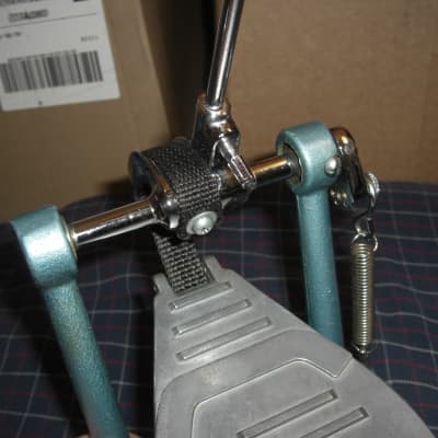 Slingerland Bass drum pedal Tempo King Late 60s Chrome/Blue Incredible Condition! image 10