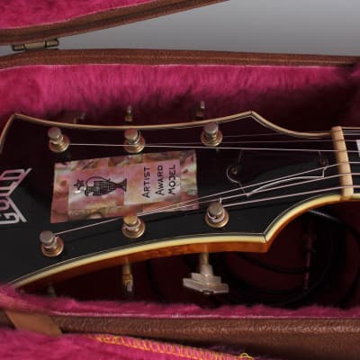 Guild  Artist Award B w/floating DeArmond pickup Arch Top Acoustic Guitar (1961), ser. #17325, brown tolex hard shell case. image 13