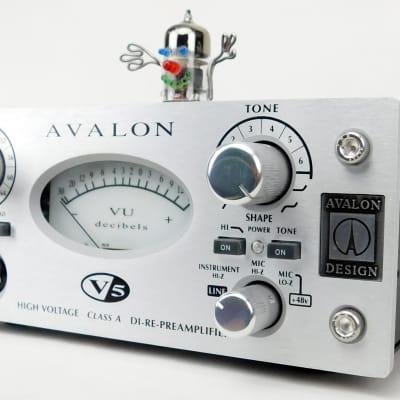 Avalon V5 Silver Mic Preamp D.I.-Re-Mic + Neuwertig + 1,5 Jahre Garantie image 3
