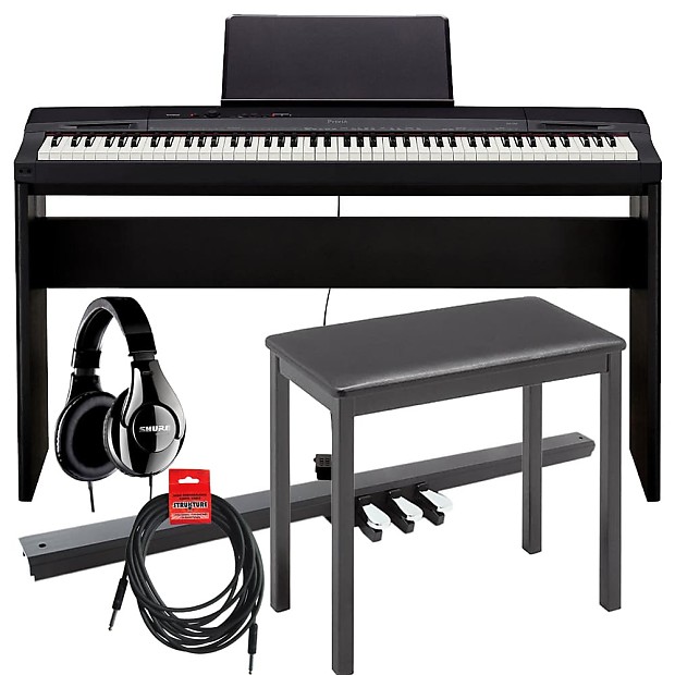 【直接引き取り可】CASIO Privia PX-160 スタンド 3連ペダル Casio Privia PX-160 88-Key Piano + Stand + 3-Pedal + Bench +