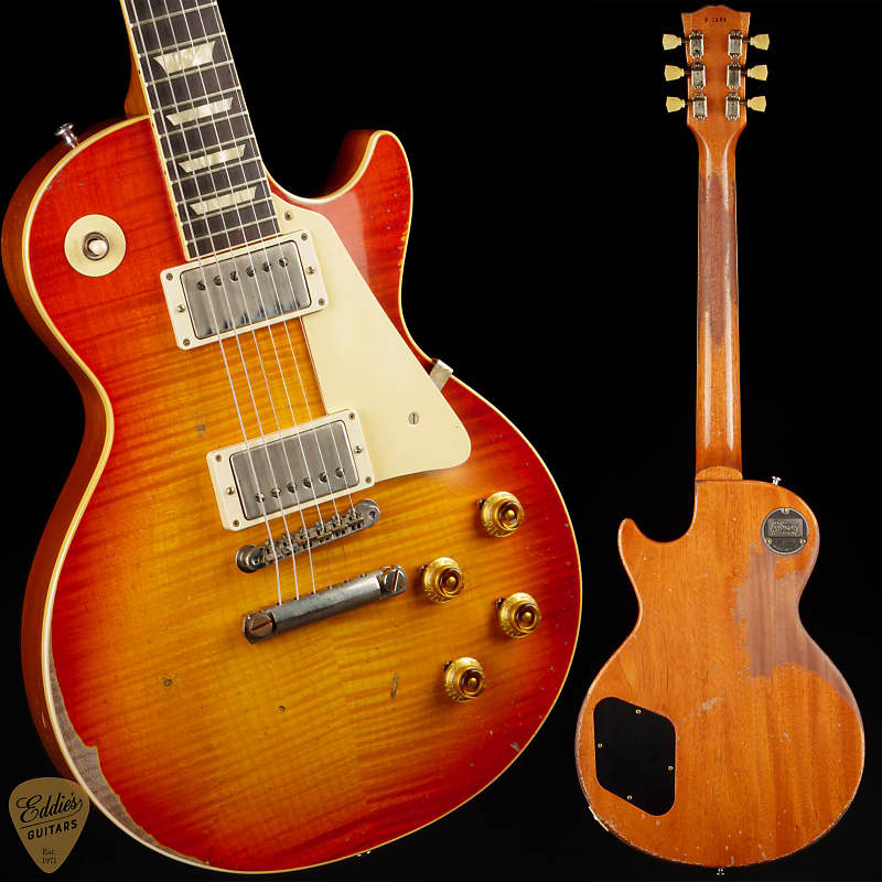 Gibson Custom Shop Made 2 Measure Murphy Lab '59 Les Paul Standard Murphy Painted Ultra Heavy Aged Orange Lemon Fade/NOS image 1
