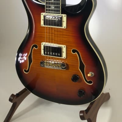Paul Reed Smith PRS SE Hollowbody II Electric Guitar Tri Color Burst Ser# D09698 image 4