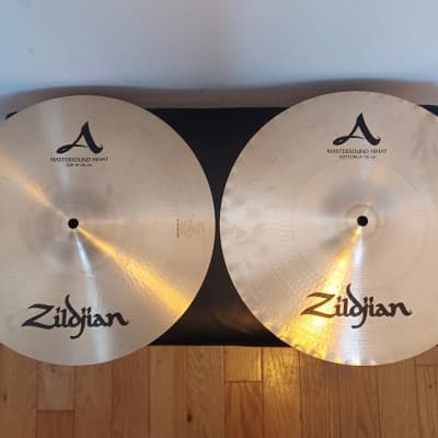 Zildjian 14"/36cm A Series Mastersound Hi-Hat Cymbals (2) - 2020s - Traditional image 11