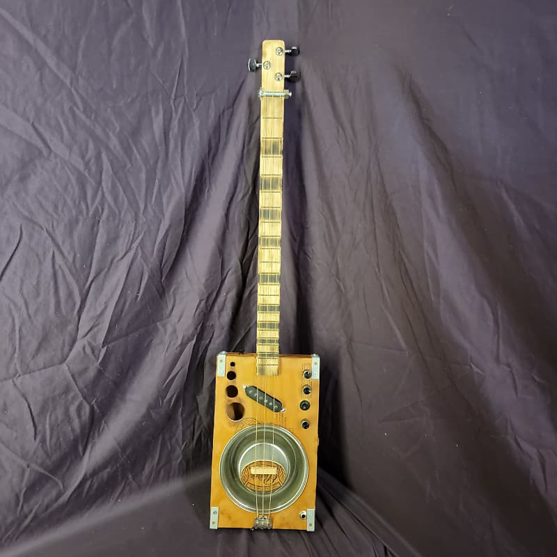 Three String Cigar Box Resonator Guitar 119 Reverb