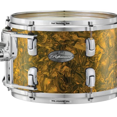 Pearl Music City Custom 14"x10" Reference Series Tom GOLDEN YELLOW ABALONE RF1410T/C420 image 1