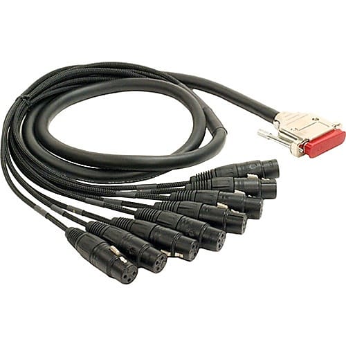 Mogami Gold 8-Channel DB25 to XLRF Cable (10 Foot) image 1