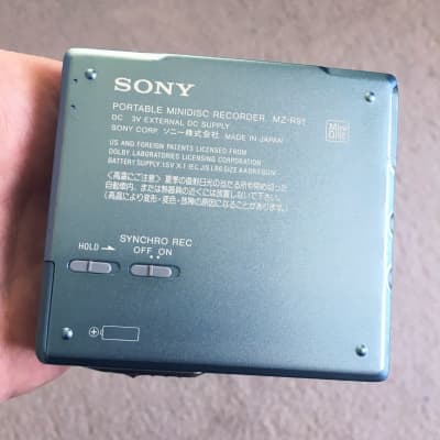 Sony MZ-R91 Walkman MiniDisc Player, Excellent Blue !! Working  !! image 3