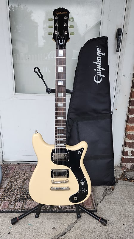 Epiphone Wilshire Phantomatic 2011 Antique Ivory MY CHEMICAL ROMANCE Frank  Iero