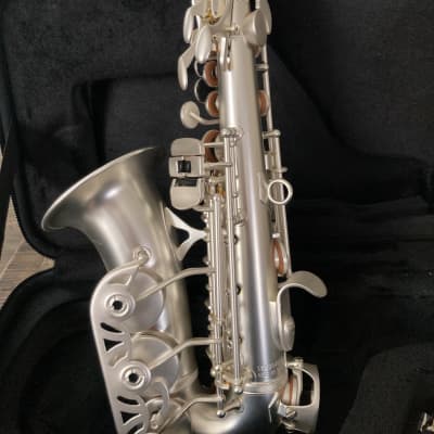 Allora Paris Series Model ASPS-550 Curved Soprano Saxophone Silver Plated image 6
