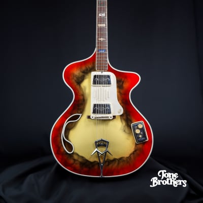RARE! 1959 Wandre Waid - Red "Candle Smoke" Burst for sale