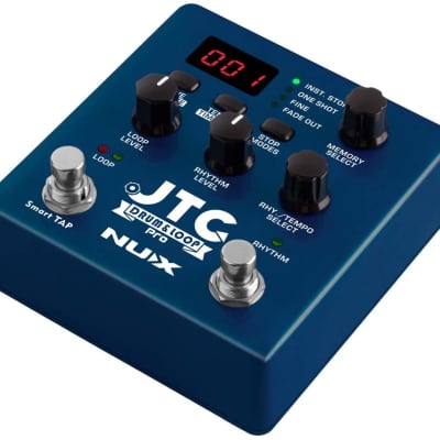 NUX JTC PRO Drum Loop PRO Dual Switch Looper Pedal 6 hours recording time 24-bit and 44.1 kHz sample rate image 7