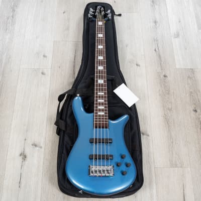 Spector Euro 5 Classic 5-String Bass, Rosewood Fretboard, Solid Metallic Blue Gloss image 11