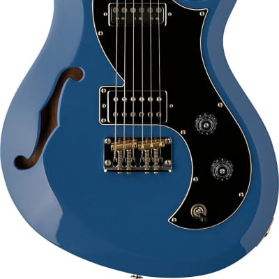 PRS Paul Reed Smith S2 Vela Semi-Hollowbody Electric Guitar (with Gig Bag), Mahi Blue image 2