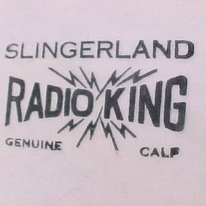 Vintage Slingerland Radio King 24" Calfskin Bass Drum Head - 1930s image 1