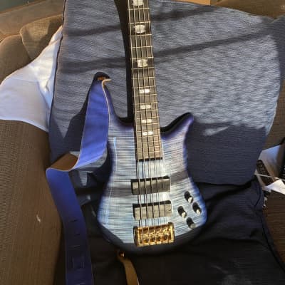 Spector Euro 5 LT Bass Guitar - Blue Fade Gloss for sale
