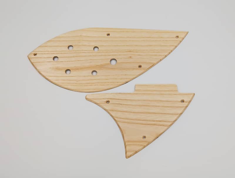 2 pieces ash solid wood pickguard for RICKENBACKER 330/360 | Reverb