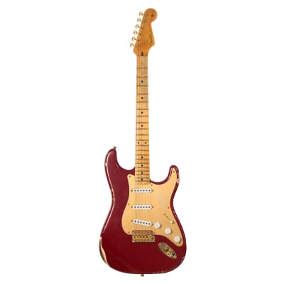 Fender Custom Shop Limited Edition 70th Anniversary 1954 Stratocaster Relic - Cimarron Red - 1 off Electric Guitar NEW! image 6
