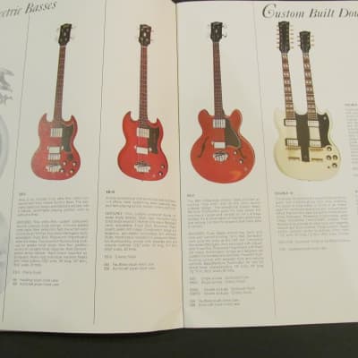 Vintage 1966 Gibson Guitar Full Line Catalog With Original Price List image 8