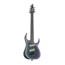 Ibanez RGD71ALMS Axion Label Multi Scale 7-String Electric Guitar (Black Aurora Burst Matte) with Fishman Fluence Pickups