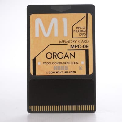 Korg MSC-9S / MSC-09 Organ PCM Data Cards for Korg M1 #44172