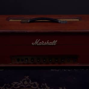 Marshall Super Lead 100 Modified High Gain 1969 Red/Natural image 2