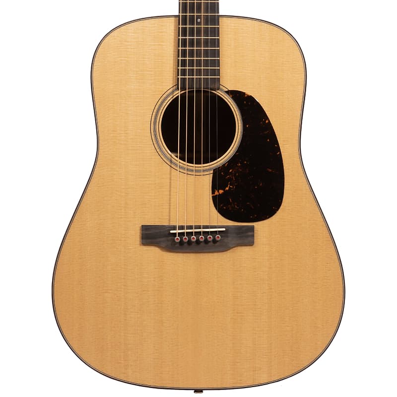Martin D-18E Modern Deluxe Natural Acoustic-Electric Guitar with Hard Case #75527 image 1