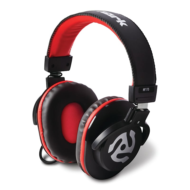 Numark HF175 DJ Headphones w/ Leather Cups and Headband image 1