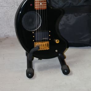 Fernandes Nomad Travel Guitar Built in Speaker 1990's Black Gold image 2