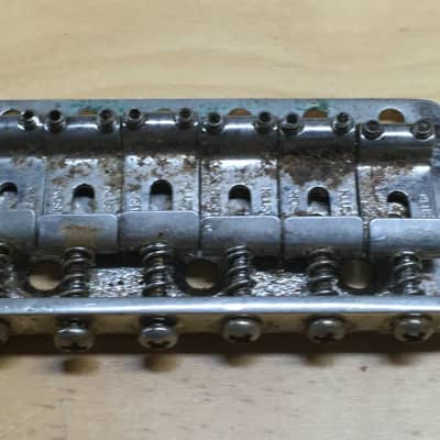 Kluson Lefty Tremolo Fender Strat Plate Pro Aged Heavy Relic 54mm 2 1/8” Saddles image 3