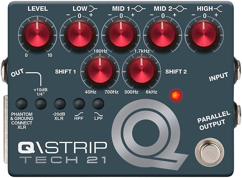 Tech 21 QST-R Q-Strip EQ and Preamp Guitar Pedal NEW image 1