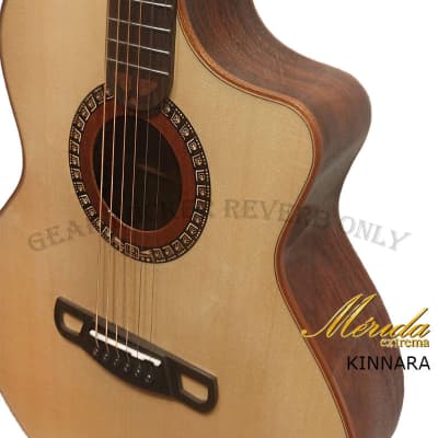 Merida Extreme Kinnara Solid sitka Spruce & Rosewood Electronic acoustic guitar image 8