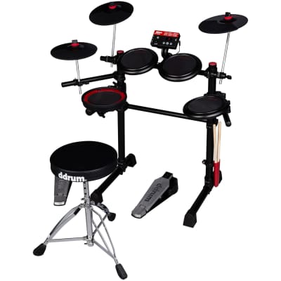 DDrum E-Flex Complete 5-Pad Electronic Drum Kit w/ Mesh Heads image 1