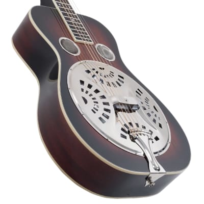 Recording King RR-60-VS Professional Grade Wood Body Resonator Acoustic Guitar image 2