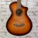 Used Breedlove Discovery S Concertina - Edgeburst CE Acoustic Guitar - Red Cedar-African Mahogany -