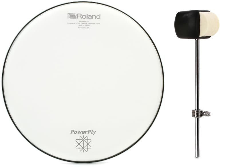Roland Powerply Mesh Drumhead 12 inch Bundle with DW Reverb