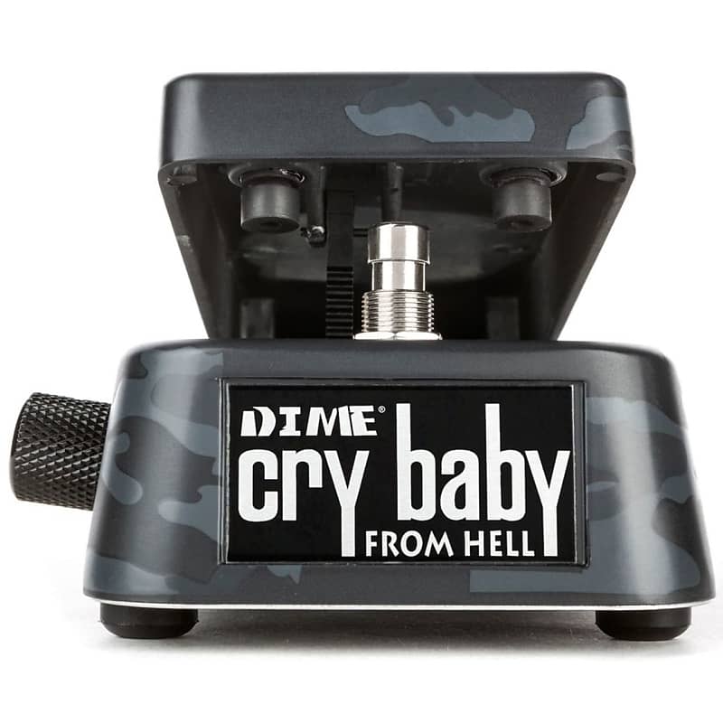 Dunlop DB01B Dimebag Cry Baby From Hell Wah Effects Pedal, Black Camo image 1