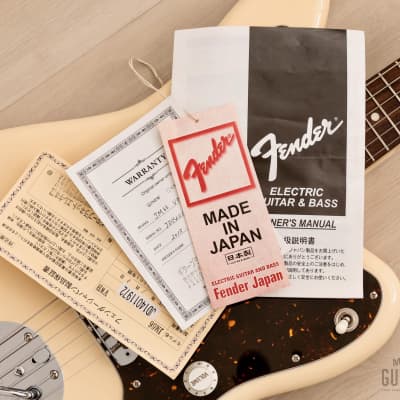 2014 Fender Jazzmaster '62 Vintage Reissue JM66 Olympic White w/ Hangtags, Japan MIJ image 16