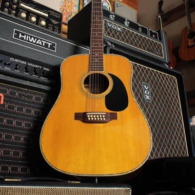 F.Hashimoto T535 12-String Acoustic Guitar 1970's Natural