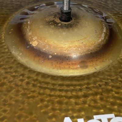 Paiste Scott Rockenfield's Queensrÿche, 18" Rude, 2002 Crash/Ride A, Cracked, Autographed! (#3) 1990s image 11