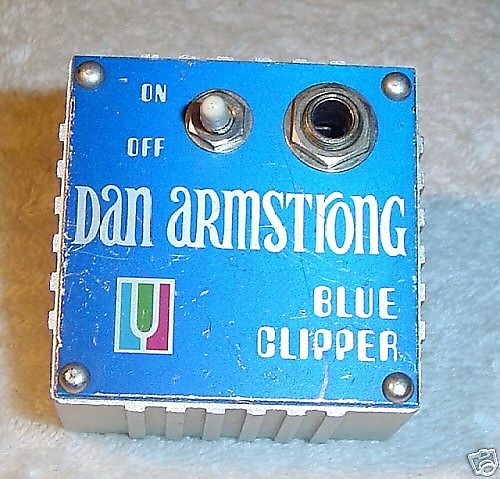 VINTAGE 1970's Dan Armstrong Blue Clipper image 1