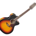 Takamine GJ72CE12 G Series Jumbo 12-String A/E Guitar - Brown Sunburst - Used