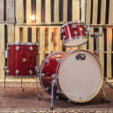 DW Jazz Series Ruby Glass Drum Set - 22,12,16 - SO#846277