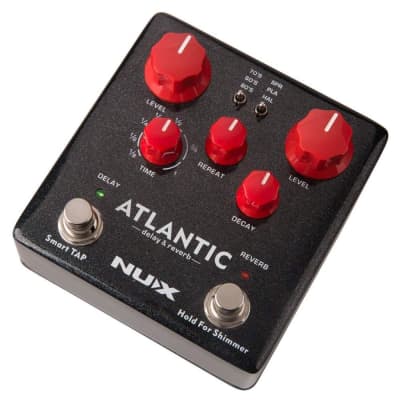 NUX Atlantic Reverb Delay Guitar Pedal Multi Effects 3 Delay Plate Reverb Shimmer Effect Stereo Soun image 5