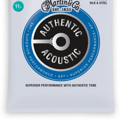 Martin MA130 Authentic Acoustic Silk and Steel Custom Gauge 11.5-47 for sale