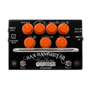 Orange Amplifiers Bax Bangeetar Pre-EQ Guitar Effects Pedal - Black image 1